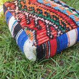 Moroccan carpet pouf