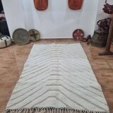 Handmade wool Berber rug 250x150 cm