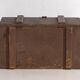 Small antique olive green chest (c.1920) #26