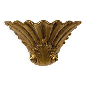 Applique feuille dorée