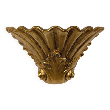 Gold leaf wall light