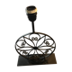 Wrought iron lamp foot