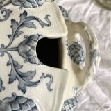 Sarreguemines Iron Earth Soup Tureen Pine Cones