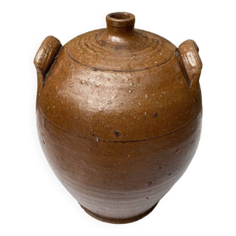 Old stoneware jar