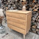 Renovated vintage antique chest of drawers