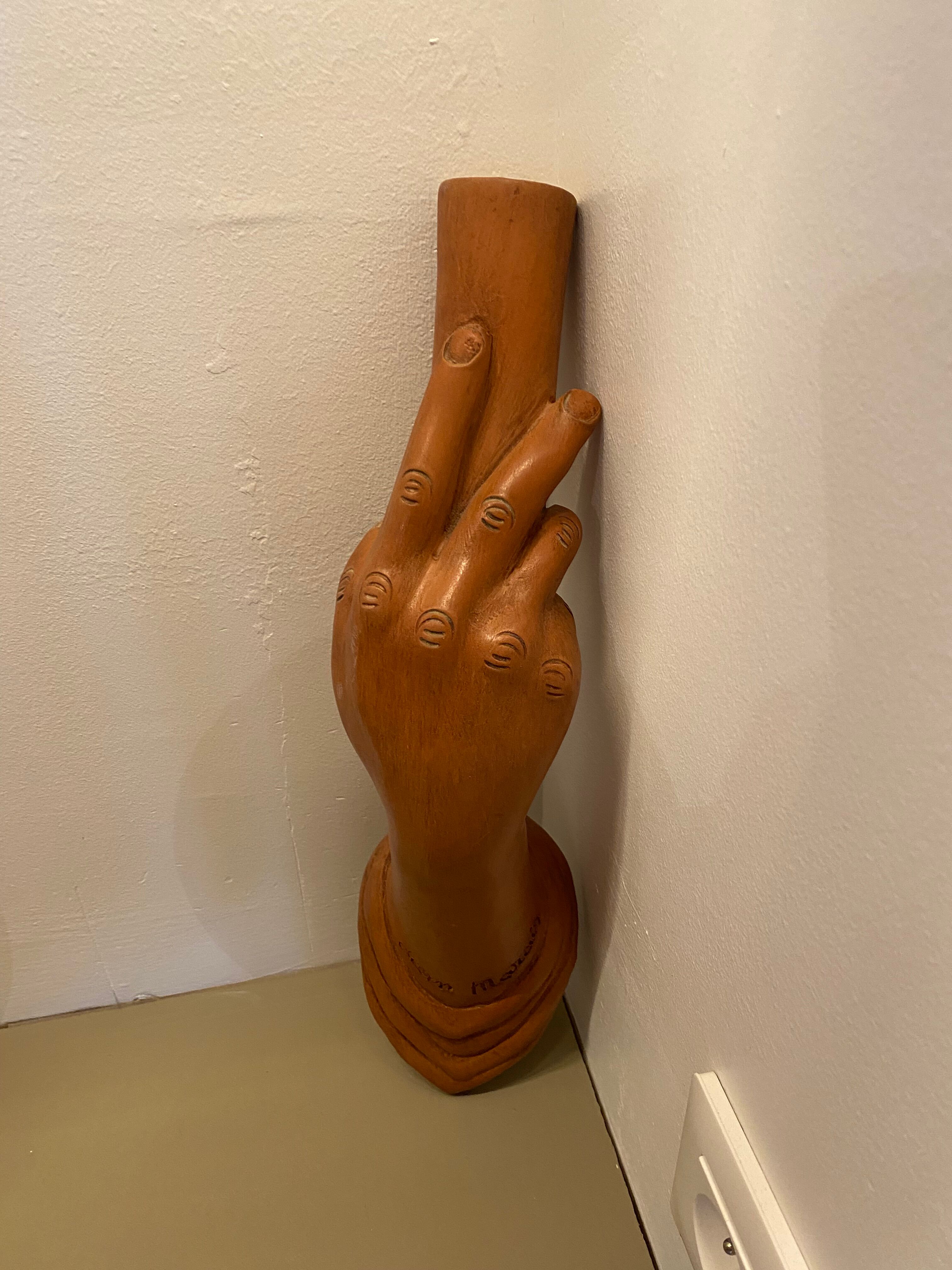 Pair of Jean Marais ceramic wall lamps