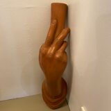 Pair of Jean Marais ceramic wall lamps