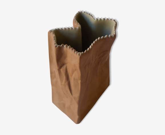 Vase « Paper Bag » de Tapio Wirkkala pour Rosenthal, vers 1977