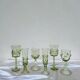 Pair of Mouthblown Wine Glass - Dots