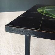 Mid-Century Studio Ceramic Tile Coffee Tabe, Belgium, 1960s