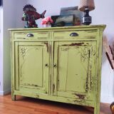 Old Parisian buffet with patina