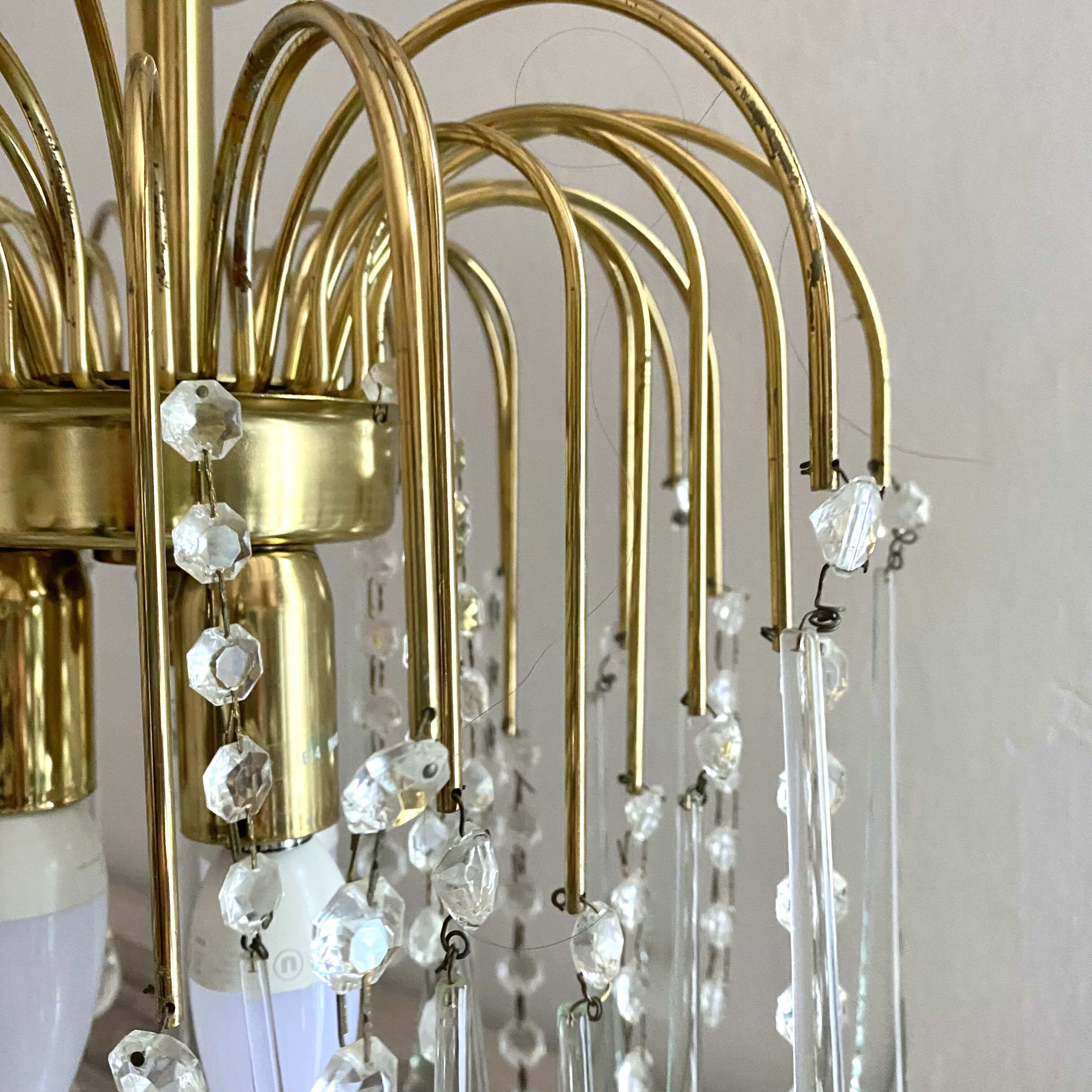 Murano Glass Waterfall Chandelier