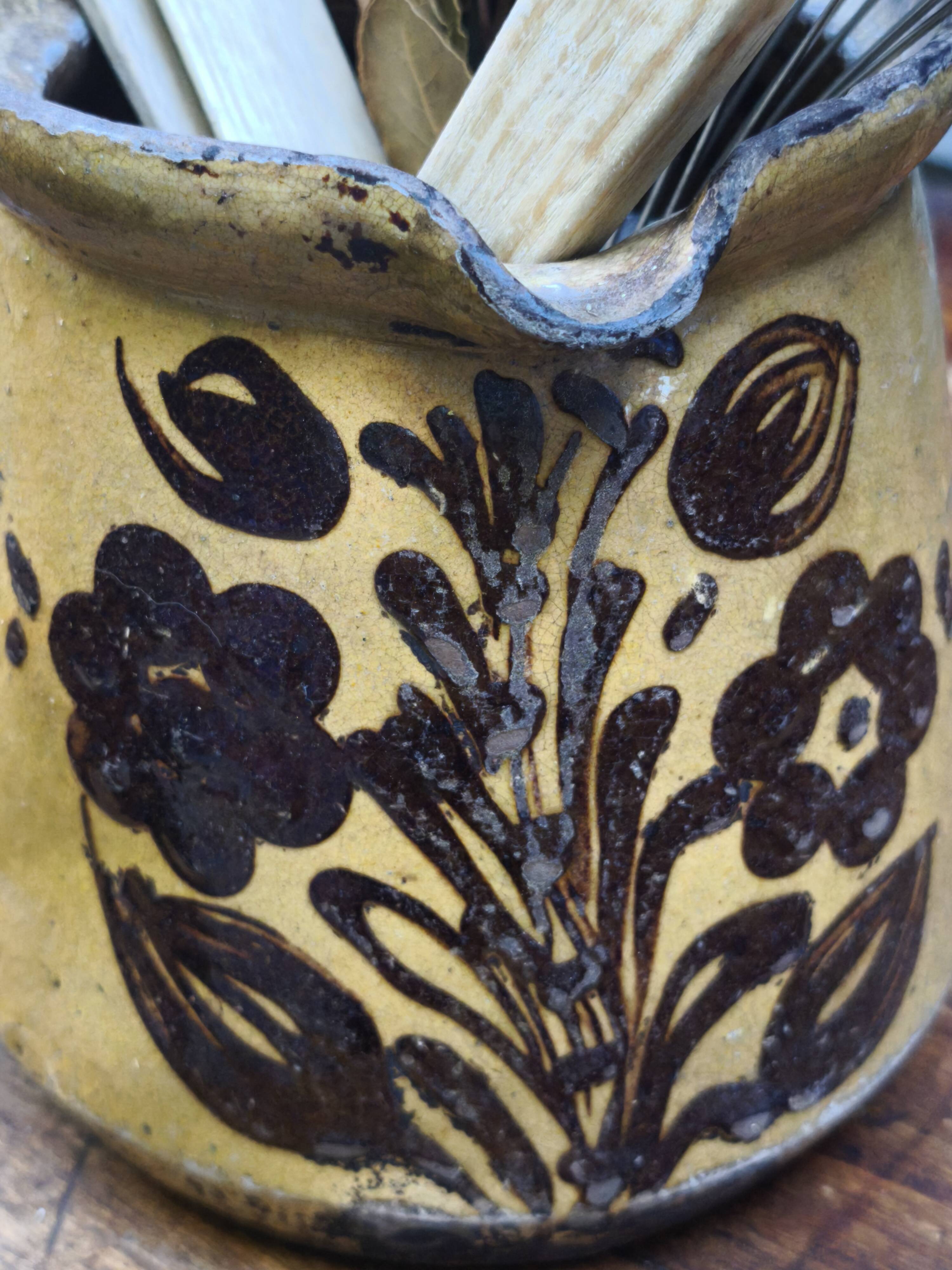 Ancient stoneware pot