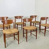 Danish Teak Dining Set by Peter Hvidt & Orla Mølgaard-Nielsen for Søborg Møbelfabrik