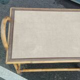 Vintage rattan coffee table