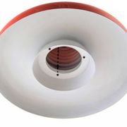Ferrari red Hans Agne Jakobsson mid-century pendant