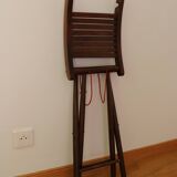 Tabouret pliant en bois massif