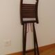 Solid wood folding stool