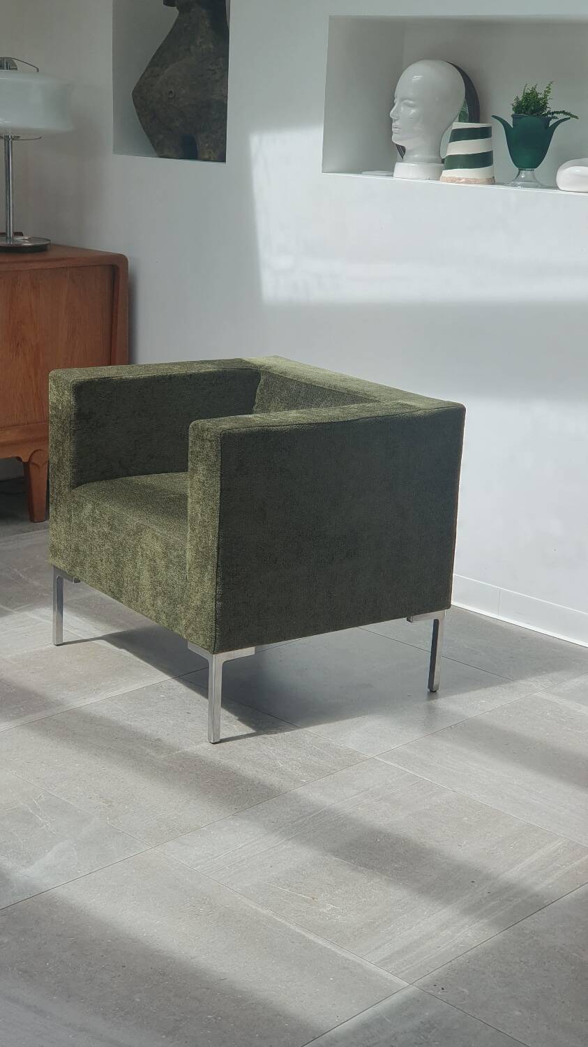 Fauteuil italien velours
