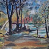 Landscape painting table