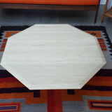 70s travertine coffee table