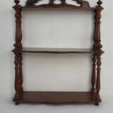 Napoleon III mahogany wall shelf