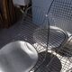 Set of 4 Eames chairs in metal