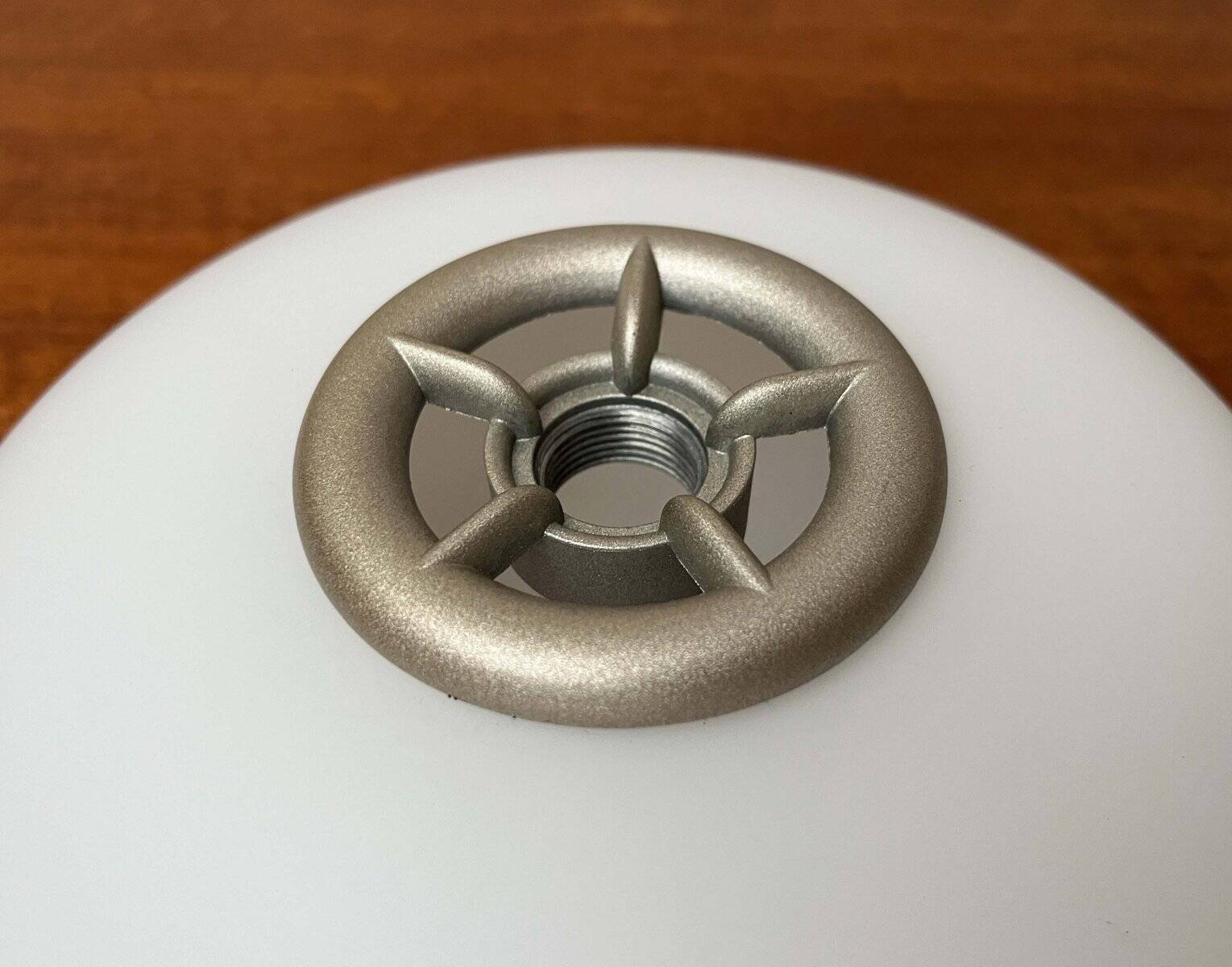 Replacement glass for Pao T1 table lamp, Italian postmodern model by Matteo Thun for Arteluce, 1990s.