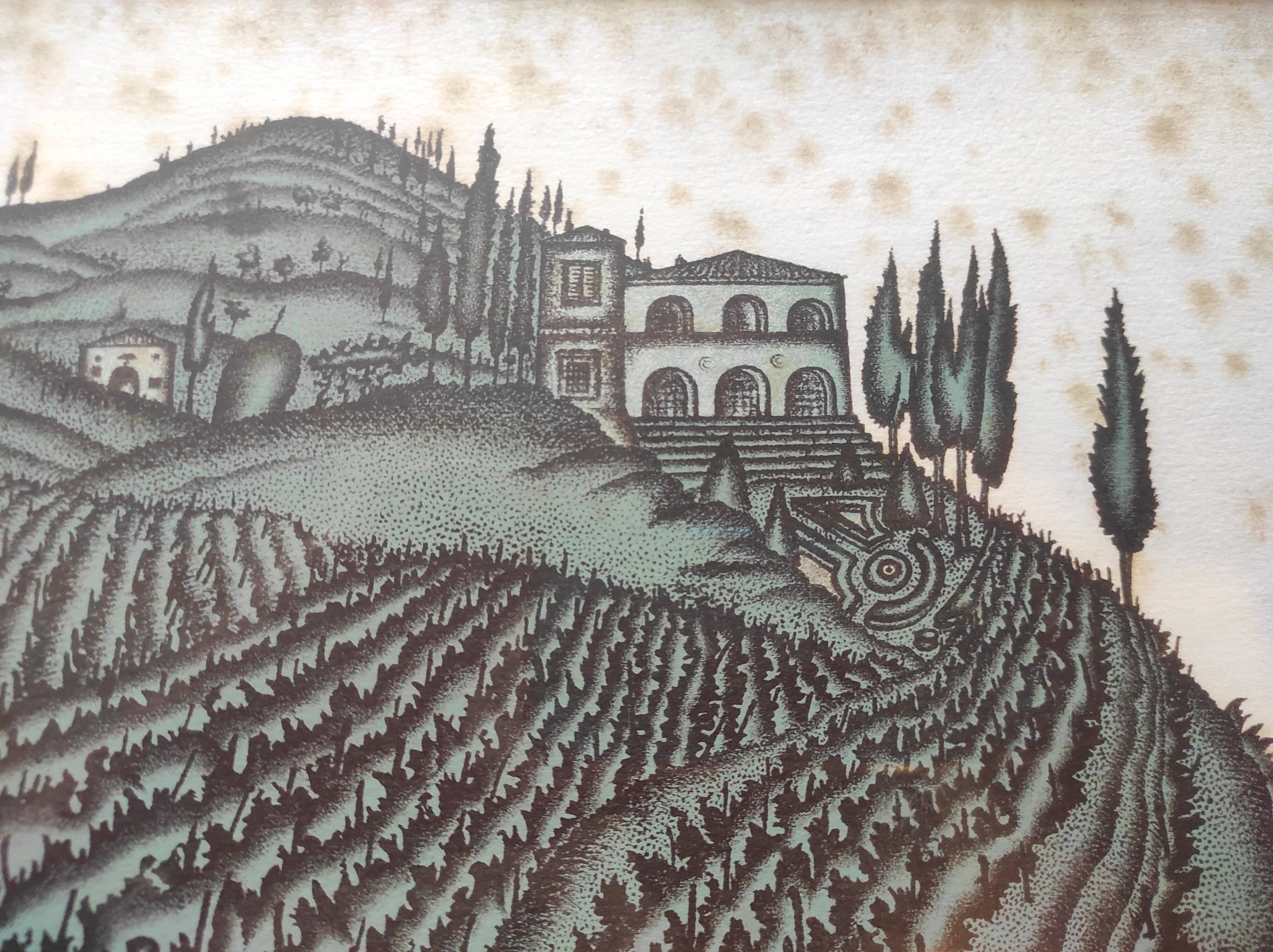 Lithograph of Arnold Leissler, 1981