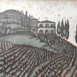 Lithograph of Arnold Leissler, 1981