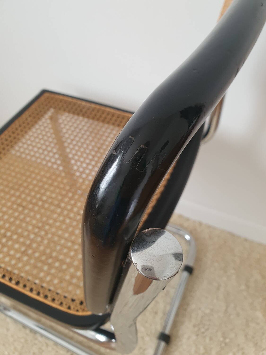 Chaise cannée B32 Marcel Breuer