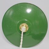 Trio of suspensions in enamelled sheet metal