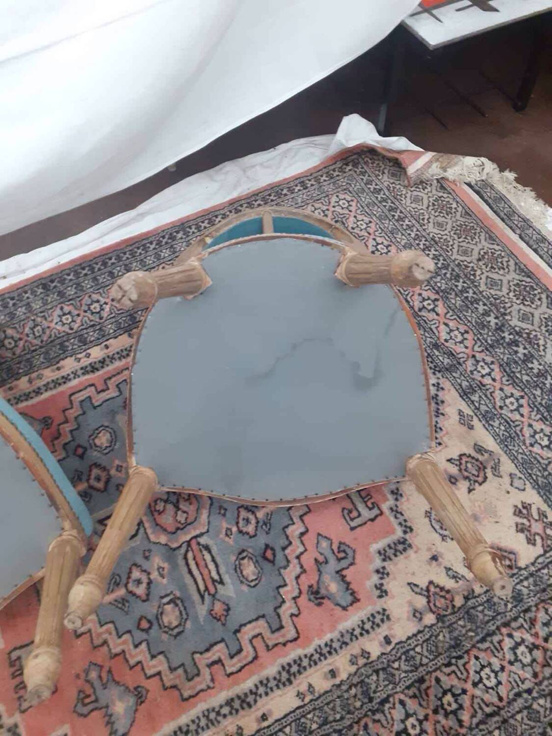 Louis XVI style medallion chair