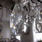 chandelier has antique pendants