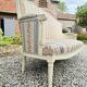 Large Sofa In Painted Wood From Louis XVI XVIII Eme Century
