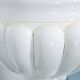 Tommaso Barbi Oversized White Ceramic Vase and Column, Italy 1970