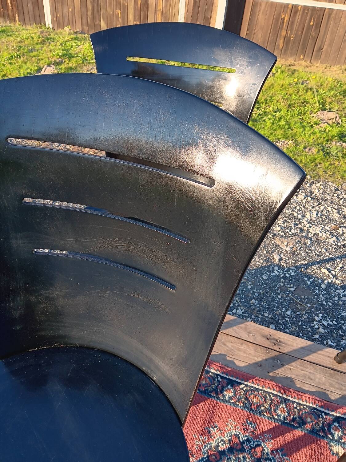 Lot of 4 vintage Baumann chairs