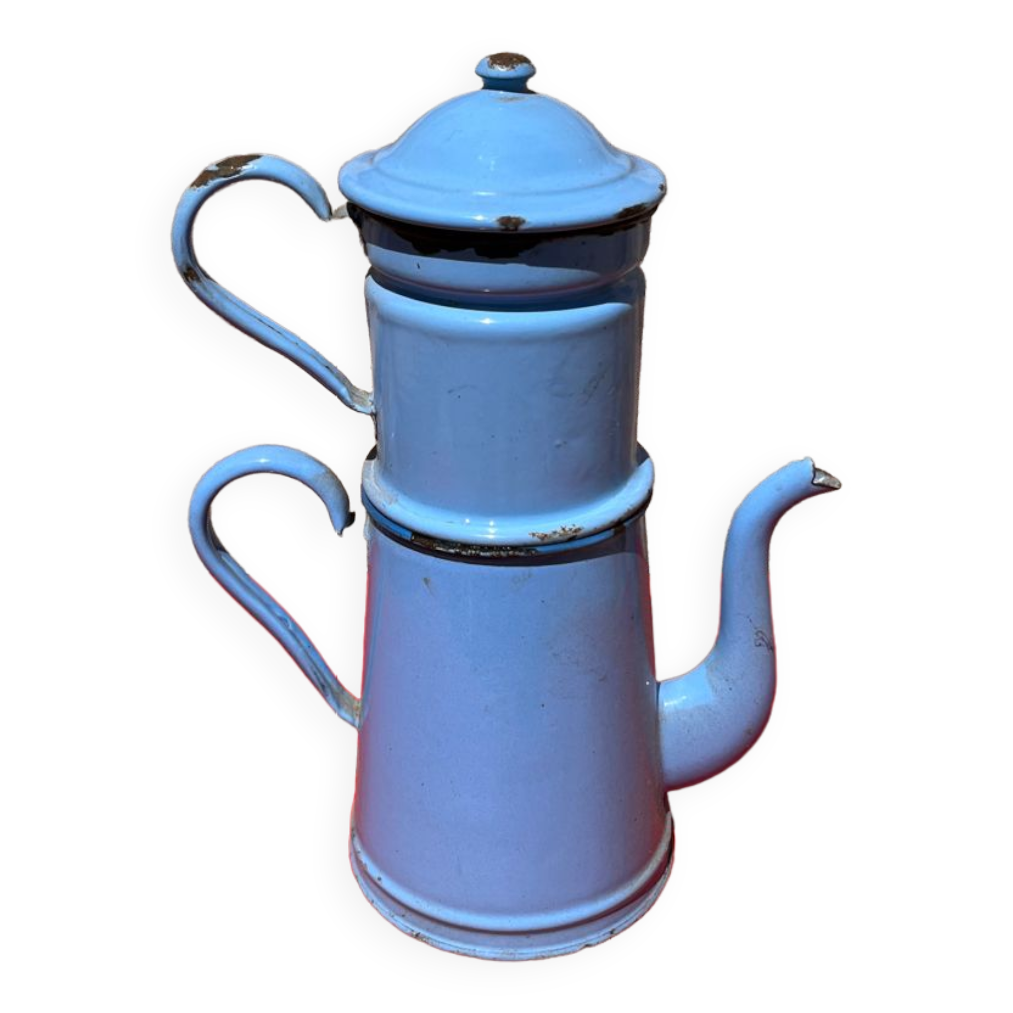 Enamelled coffee maker