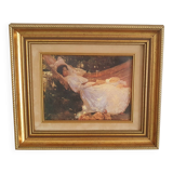Reproduction sur toile - The Arbour par Sir Alfred Munnings