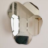 Removable wall mirror, circa 1970 68x76cm
