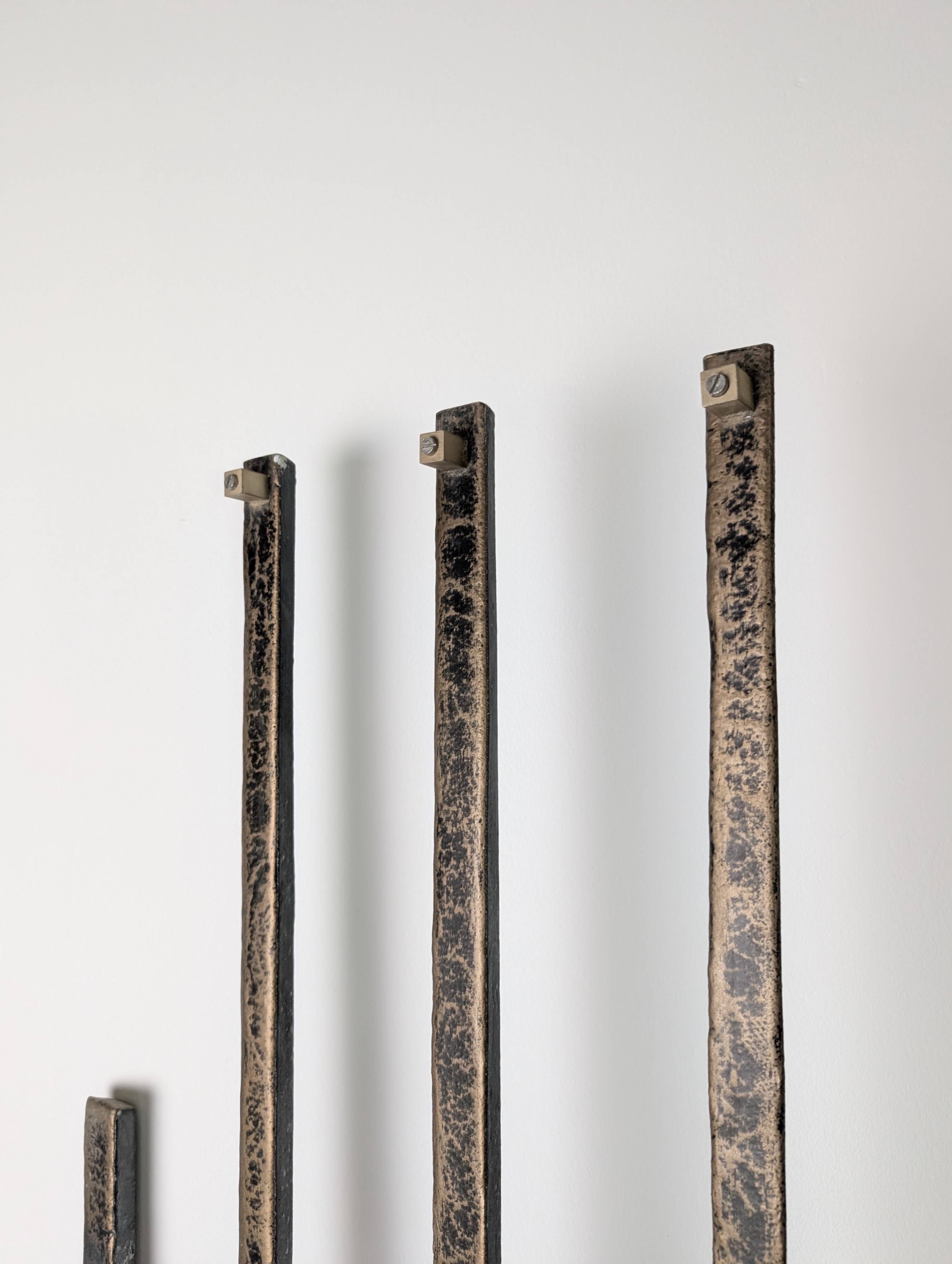 Brutalist Cast Aluminum Door Panel, 1960s