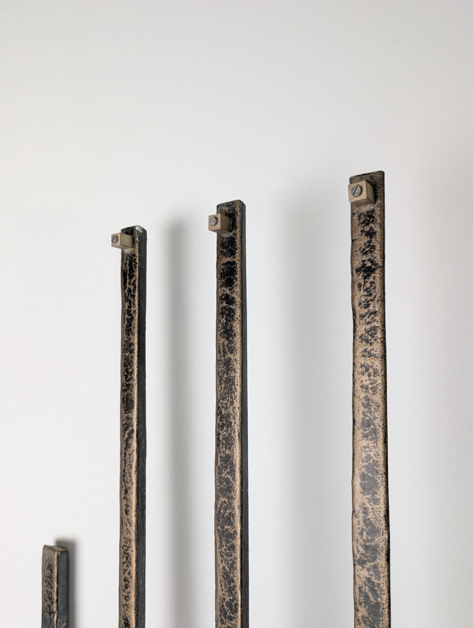 Brutalist Cast Aluminum Door Panel, 1960s