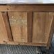 Louis Philippe style sideboard in solid walnut with 3 doors and 1 pull-out shelf.