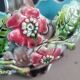 Antique slip basket pot