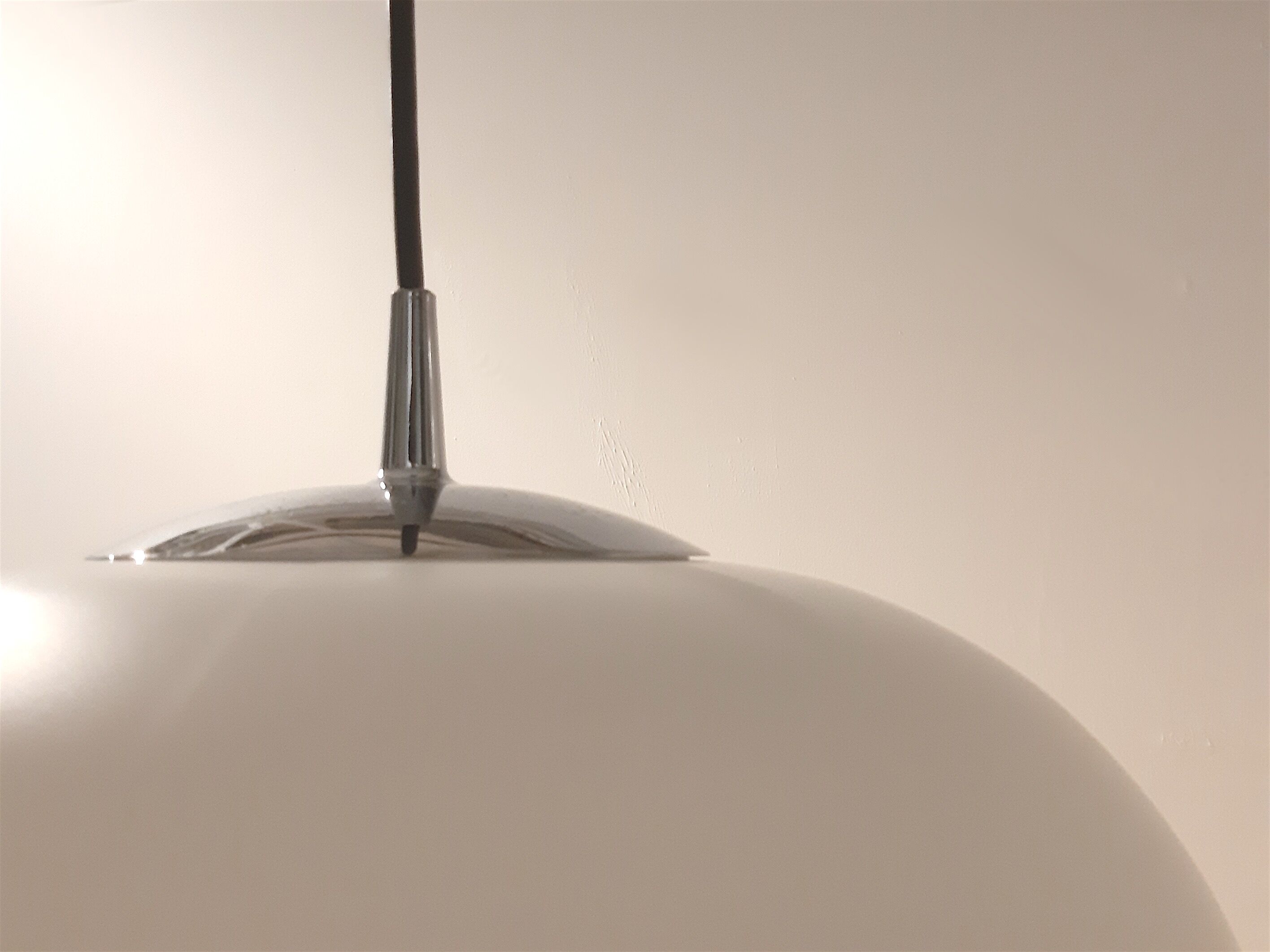 "Artichoke" opaline pendant light by Koch & Lovy for Peill & Putzler