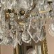 Antique crystal chandelier, French made.