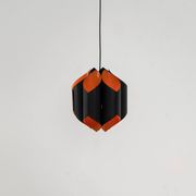 Sculptural pendant light by Bent Karlby for Lyfa