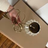 Lampe à poser en verre vintage