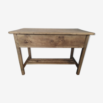 Solid oak workshop table