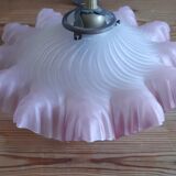 Suspension en verre opalin 1900